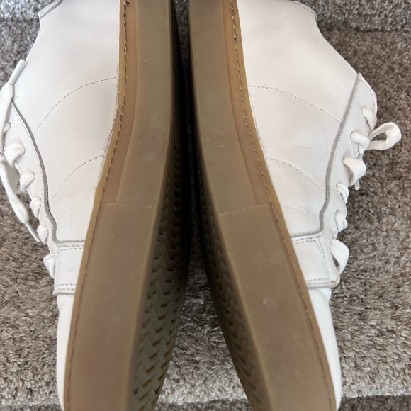 GREATS Brooklyn Royale White Leather and Gum Sneakers. US9/UK8.5/EUR41. Classic - Picture 4 of 16